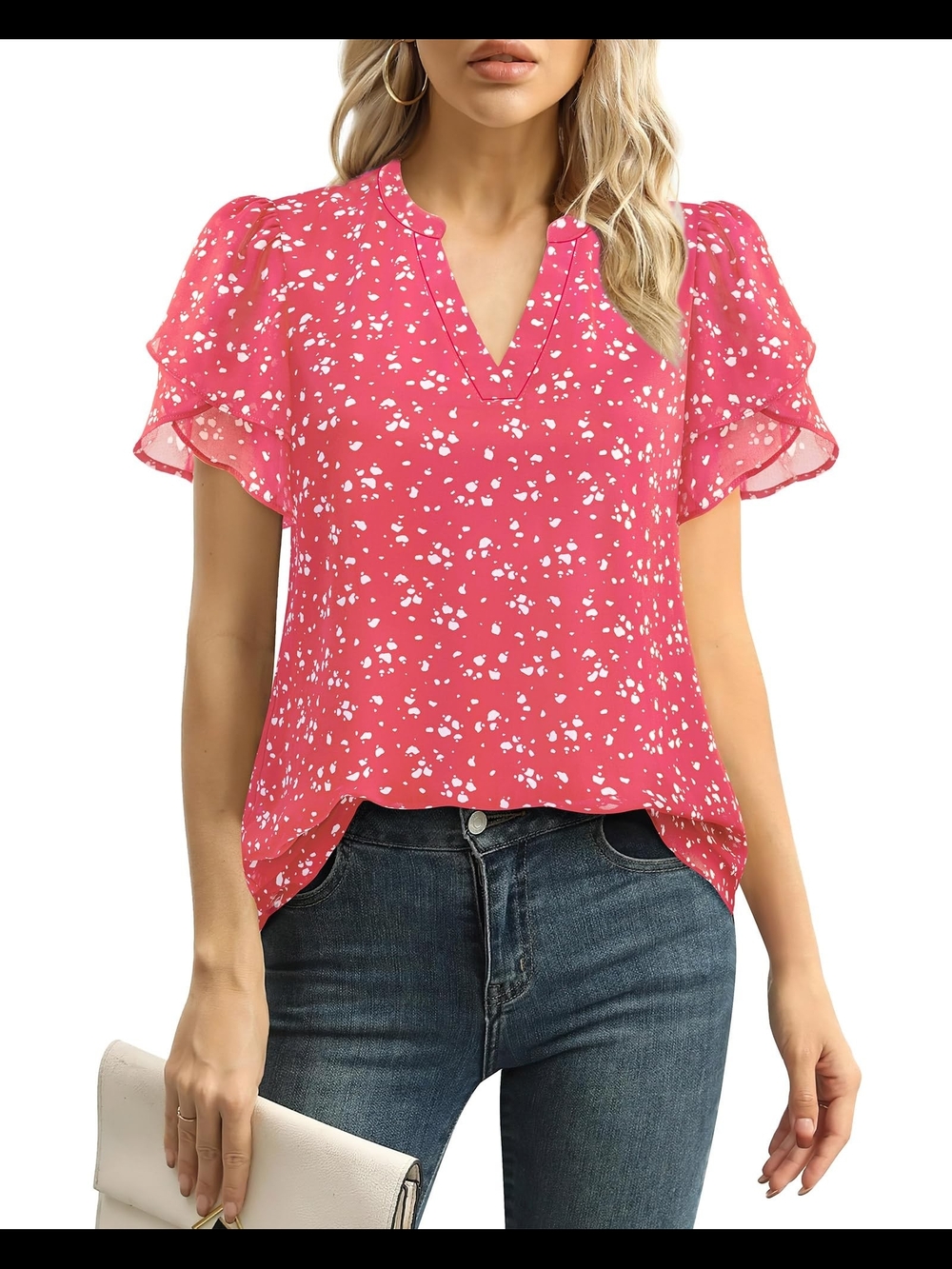 Red blouse